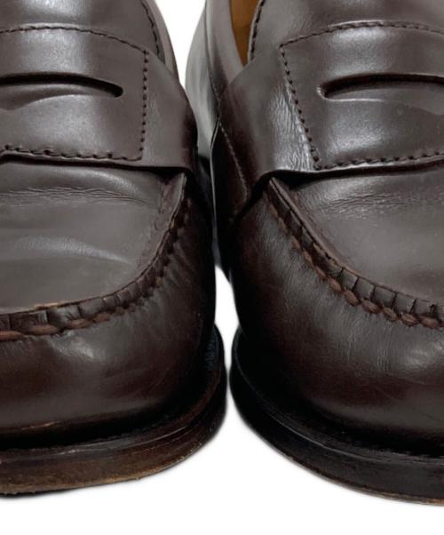 POLO RALPH LAUREN（ポロ・ラルフローレン）POLO RALPH LAUREN (ポロ・ラルフローレン) コインローファー ブラウン サイズ:24 1/2EEの古着・服飾アイテム