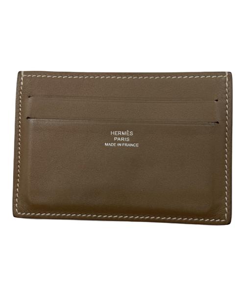 HERMES（エルメス）HERMES (エルメス) シチズンツイル カードホルダー ベージュの古着・服飾アイテム