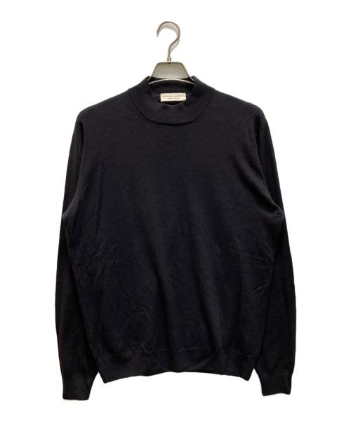 FILIPPO DE LAURENTIIS（フィリッポ・デ・ローレンティス）FILIPPO DE LAURENTIIS (フィリッポ・デ・ローレンティス) モックネックロイヤルメリノウールニット グレー サイズ:52の古着・服飾アイテム