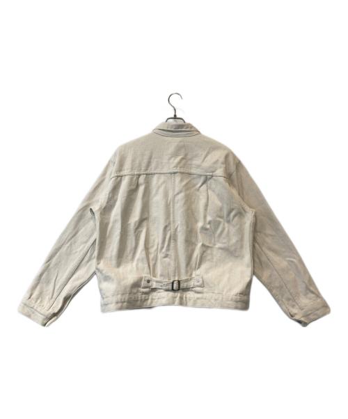 417 by EDIFICE（417 バイ エディフィス）417 by EDIFICE (417 バイ エディフィス) デニムジャケット 23011312506030 ホワイト サイズ:Lの古着・服飾アイテム