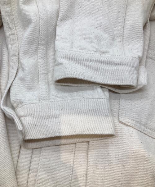 417 by EDIFICE（417 バイ エディフィス）417 by EDIFICE (417 バイ エディフィス) デニムジャケット 23011312506030 ホワイト サイズ:Lの古着・服飾アイテム