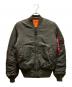 ALPHA（アルファ）の古着「MA-1フライトジャケット」｜カーキ