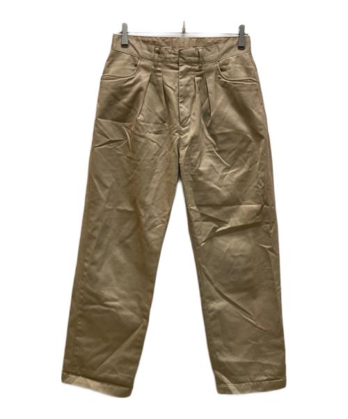 FARAH（ファーラー）FARAH (ファーラー) Two-Tuck Wide Tapered Pants ベージュ サイズ:30の古着・服飾アイテム