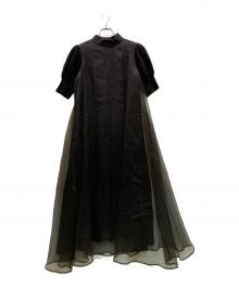 Ameri（アメリ）の古着「FLUFFY MACARON DRESS」｜ブラック