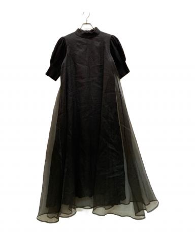 中古・古着通販】Ameri (アメリ) FLUFFY MACARON DRESS ブラック