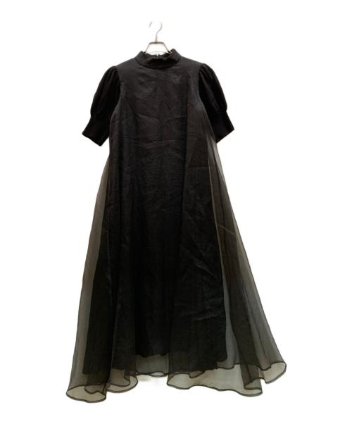 Ameri（アメリ）Ameri (アメリ) FLUFFY MACARON DRESS ブラック サイズ:Mの古着・服飾アイテム