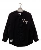 WTAPSダブルタップス）の古着「ベースボールシャツ」｜ブラック