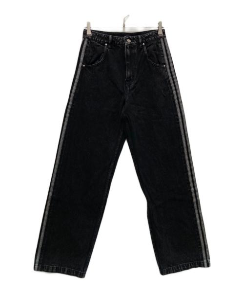 adidas（アディダス）adidas (アディダス) アディカラー デニム ファイヤーバードパンツ ブラック サイズ:30の古着・服飾アイテム