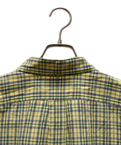 POLO RALPH LAUREN（ポロ・ラルフローレン）POLO RALPH LAUREN (ポロ・ラルフローレン) チェックシャツ イエロー サイズ:XXLの古着・服飾アイテム