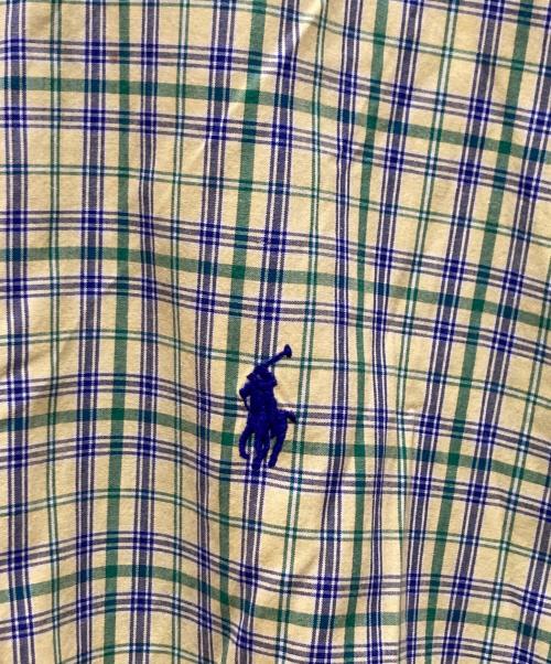POLO RALPH LAUREN（ポロ・ラルフローレン）POLO RALPH LAUREN (ポロ・ラルフローレン) チェックシャツ イエロー サイズ:XXLの古着・服飾アイテム
