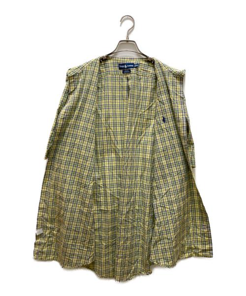 POLO RALPH LAUREN（ポロ・ラルフローレン）POLO RALPH LAUREN (ポロ・ラルフローレン) チェックシャツ イエロー サイズ:XXLの古着・服飾アイテム