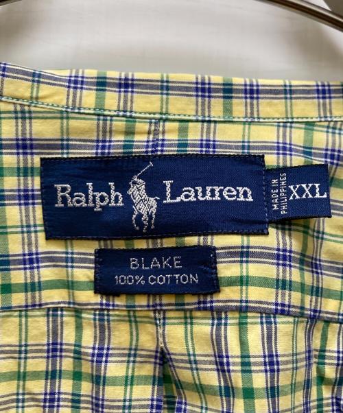 POLO RALPH LAUREN（ポロ・ラルフローレン）POLO RALPH LAUREN (ポロ・ラルフローレン) チェックシャツ イエロー サイズ:XXLの古着・服飾アイテム