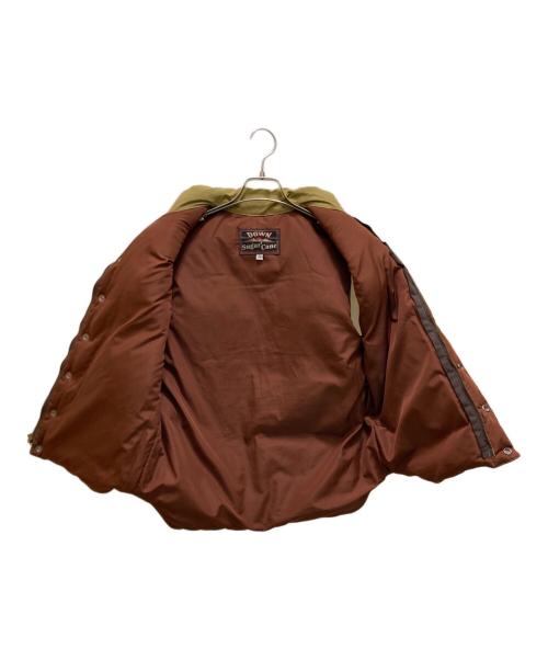 SUGAR CANE（シュガーケーン）SUGAR CANE (シュガーケーン) カウレザーヨークダウンベスト ベージュ サイズ:Mの古着・服飾アイテム