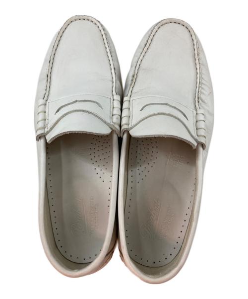 PARABOOT（パラブーツ）PARABOOT (パラブーツ) コインローファー ホワイト サイズ:8の古着・服飾アイテム