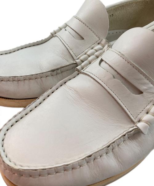 PARABOOT（パラブーツ）PARABOOT (パラブーツ) コインローファー ホワイト サイズ:8の古着・服飾アイテム