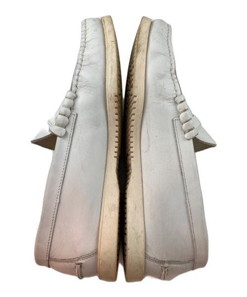 PARABOOT（パラブーツ）PARABOOT (パラブーツ) コインローファー ホワイト サイズ:8の古着・服飾アイテム