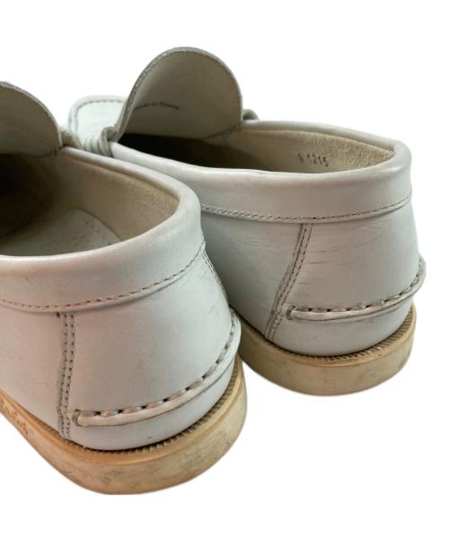 PARABOOT（パラブーツ）PARABOOT (パラブーツ) コインローファー ホワイト サイズ:8の古着・服飾アイテム