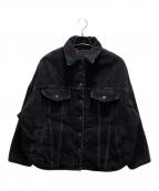 LEVI'S PReMIUMリーバイス プレミアム）の古着「FLY トラッカージャケット」｜ブラック