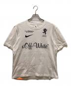 NIKE×OFFWHITEナイキ×オフホワイト）の古着「フットボールコレクションTEE」｜ホワイト