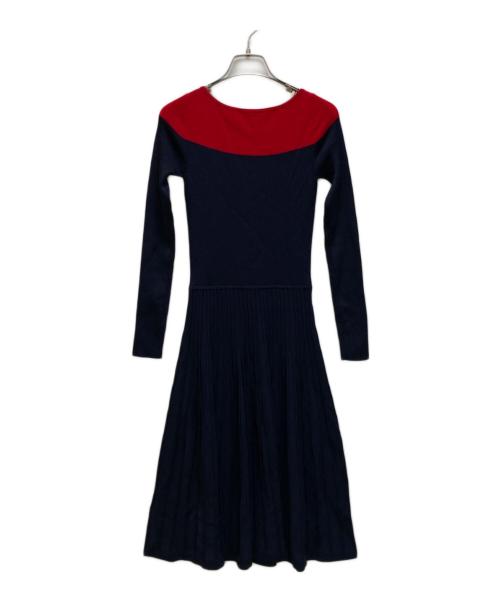 LAUREN RALPH LAUREN（ローレンラルフローレン）LAUREN RALPH LAUREN (ローレンラルフローレン) ニットワンピース レッド サイズ:ＸＸＳの古着・服飾アイテム