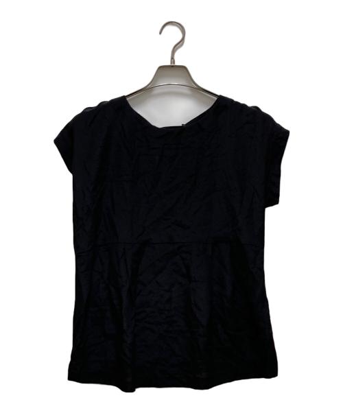 WEEKEND Max Mara（ウィークエンド マックスマーラ）Weekend Max Mara (ウィークエンド マックスマーラ) シルク切替ノースリーブブラウス ブラック サイズ:S 未使用品の古着・服飾アイテム