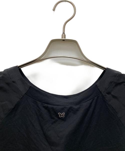 WEEKEND Max Mara（ウィークエンド マックスマーラ）Weekend Max Mara (ウィークエンド マックスマーラ) シルク切替ノースリーブブラウス ブラック サイズ:S 未使用品の古着・服飾アイテム