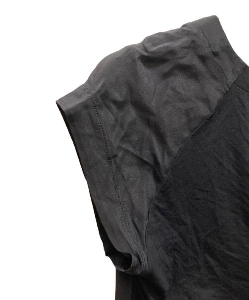 WEEKEND Max Mara（ウィークエンド マックスマーラ）Weekend Max Mara (ウィークエンド マックスマーラ) シルク切替ノースリーブブラウス ブラック サイズ:S 未使用品の古着・服飾アイテム