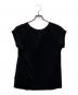 Weekend Max Mara (ウィークエンド マックスマーラ) シルク切替ノースリーブブラウス ブラック サイズ:S 未使用品：8000円