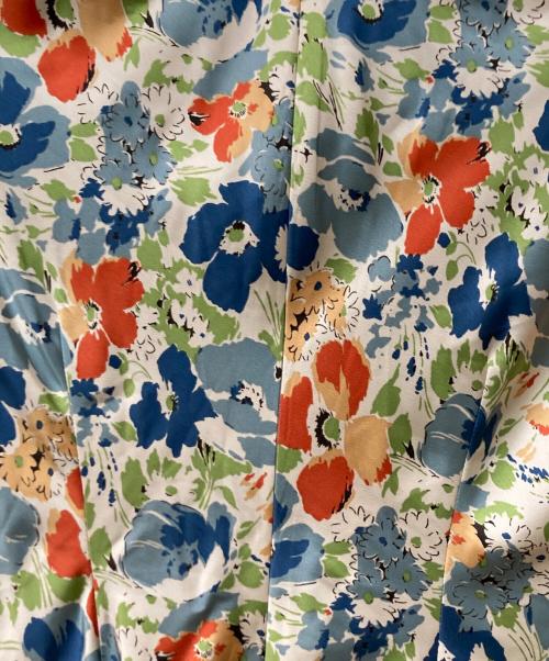LAUREN RALPH LAUREN（ローレンラルフローレン）LAUREN RALPH LAUREN (ローレンラルフローレン) 花柄ノースリーブワンピース グリーン サイズ:00の古着・服飾アイテム
