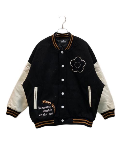MARY QUANT（マリークヮント）MARY QUANT (マリークヮント) MQ デイジーワッペンスタジャン ブラック サイズ:Mの古着・服飾アイテム