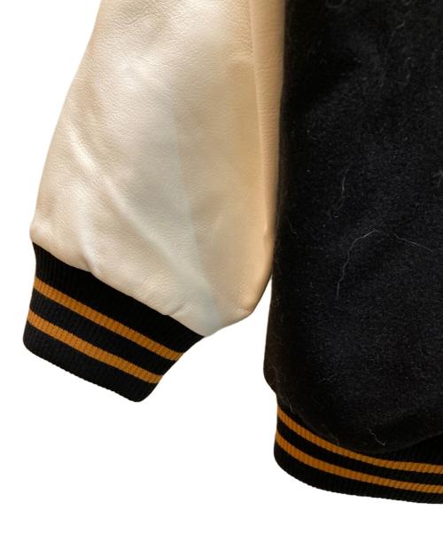 MARY QUANT（マリークヮント）MARY QUANT (マリークヮント) MQ デイジーワッペンスタジャン ブラック サイズ:Mの古着・服飾アイテム