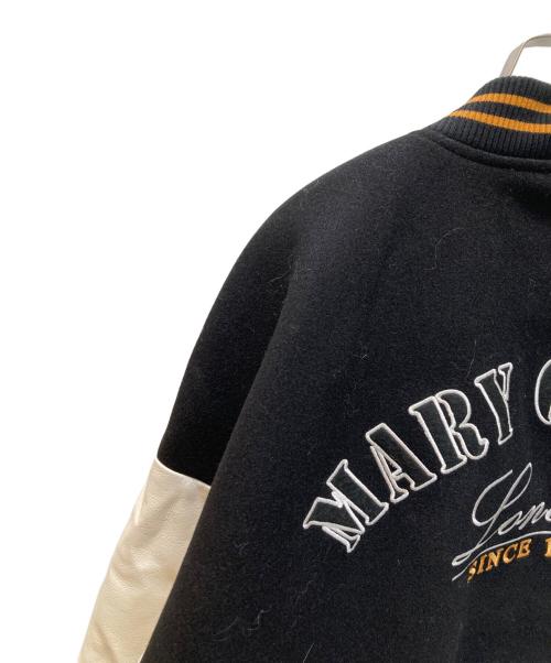 MARY QUANT（マリークヮント）MARY QUANT (マリークヮント) MQ デイジーワッペンスタジャン ブラック サイズ:Mの古着・服飾アイテム