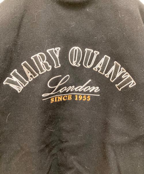 MARY QUANT（マリークヮント）MARY QUANT (マリークヮント) MQ デイジーワッペンスタジャン ブラック サイズ:Mの古着・服飾アイテム