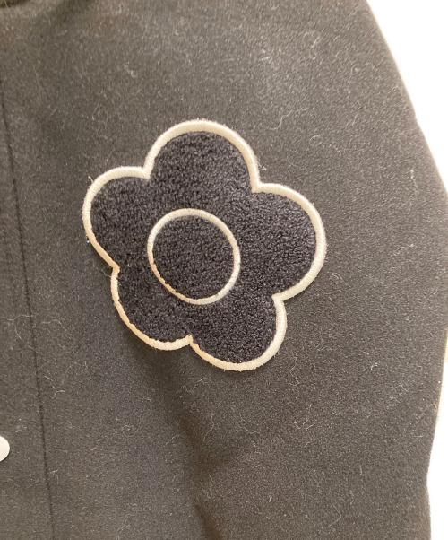 MARY QUANT（マリークヮント）MARY QUANT (マリークヮント) MQ デイジーワッペンスタジャン ブラック サイズ:Mの古着・服飾アイテム