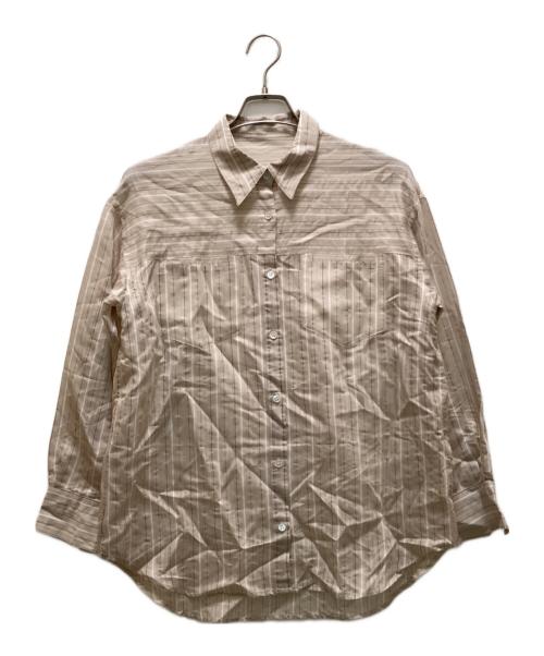 Spick and Span（スピック＆スパン）Spick and Span (スピック＆スパン) シアーストライプシャツ ベージュ サイズ:不明　の古着・服飾アイテム