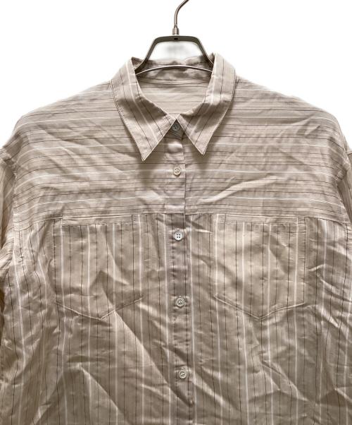 Spick and Span（スピック＆スパン）Spick and Span (スピック＆スパン) シアーストライプシャツ ベージュ サイズ:不明　の古着・服飾アイテム