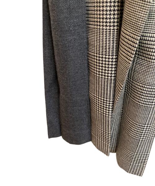 O'NEIL OF DUBLIN（オニールオブダブリン）O'NEIL OF DUBLIN (オニールオブダブリン) allureville (アルアバイル) 別注キルトラップチェックスカート グレー サイズ:36の古着・服飾アイテム