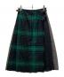 O'NEIL OF DUBLIN（オニールオブダブリン）の古着「別注キルトラップチェックスカート」｜グレー