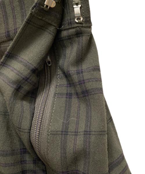 MACKINTOSH PHILOSOPHY（マッキントッシュ フィロソフィー）MACKINTOSH PHILOSOPHY (マッキントッシュ フィロソフィー) GREY LABEL プリーツチェックスカート カーキ サイズ:１の古着・服飾アイテム