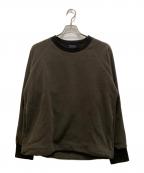 MIZUNO×MARGARET HOWELLミズノ×マーガレットハウエル）の古着「ポーラテックマイクロフリース プルオーバー」｜ブラウン