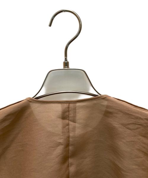 martinique（マルティニーク）martinique (マルティニーク) ノーカラーブルゾン ブラウン サイズ:不明の古着・服飾アイテム