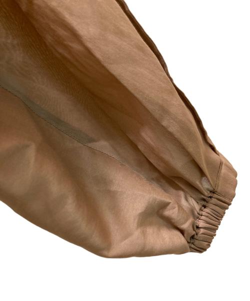 martinique（マルティニーク）martinique (マルティニーク) ノーカラーブルゾン ブラウン サイズ:不明の古着・服飾アイテム