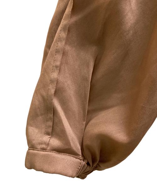 martinique（マルティニーク）martinique (マルティニーク) ノーカラーブルゾン ブラウン サイズ:不明の古着・服飾アイテム