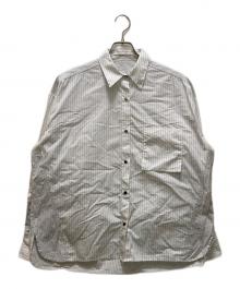 MAISON SPECIAL（メゾンスペシャル）の古着「オーバーサイズストライプシャツ」｜ホワイト