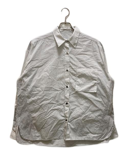 MAISON SPECIAL（メゾンスペシャル）MAISON SPECIAL (メゾンスペシャル) オーバーサイズストライプシャツ ホワイト サイズ:Freeの古着・服飾アイテム
