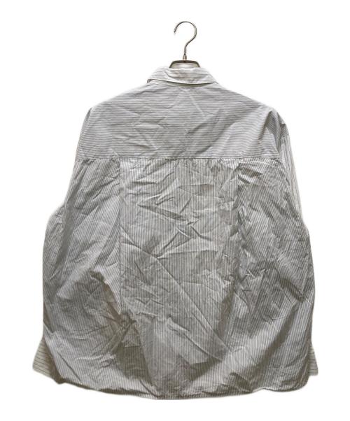 MAISON SPECIAL（メゾンスペシャル）MAISON SPECIAL (メゾンスペシャル) オーバーサイズストライプシャツ ホワイト サイズ:Freeの古着・服飾アイテム