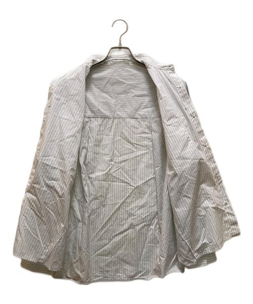MAISON SPECIAL（メゾンスペシャル）MAISON SPECIAL (メゾンスペシャル) オーバーサイズストライプシャツ ホワイト サイズ:Freeの古着・服飾アイテム