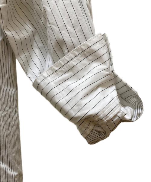 MAISON SPECIAL（メゾンスペシャル）MAISON SPECIAL (メゾンスペシャル) オーバーサイズストライプシャツ ホワイト サイズ:Freeの古着・服飾アイテム