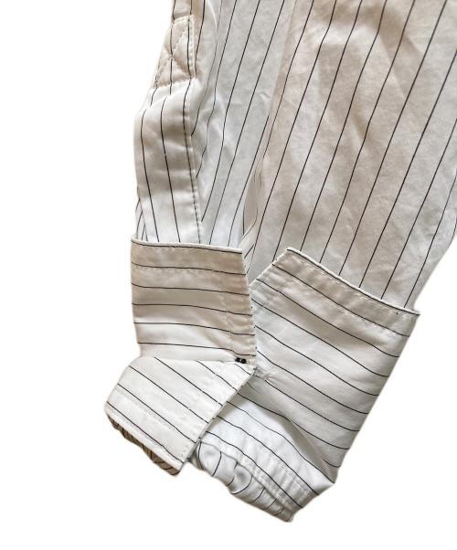 MAISON SPECIAL（メゾンスペシャル）MAISON SPECIAL (メゾンスペシャル) オーバーサイズストライプシャツ ホワイト サイズ:Freeの古着・服飾アイテム