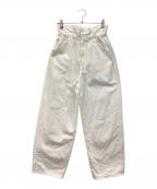 anukeアンヌーク）の古着「ワイドパンツ」｜ホワイト